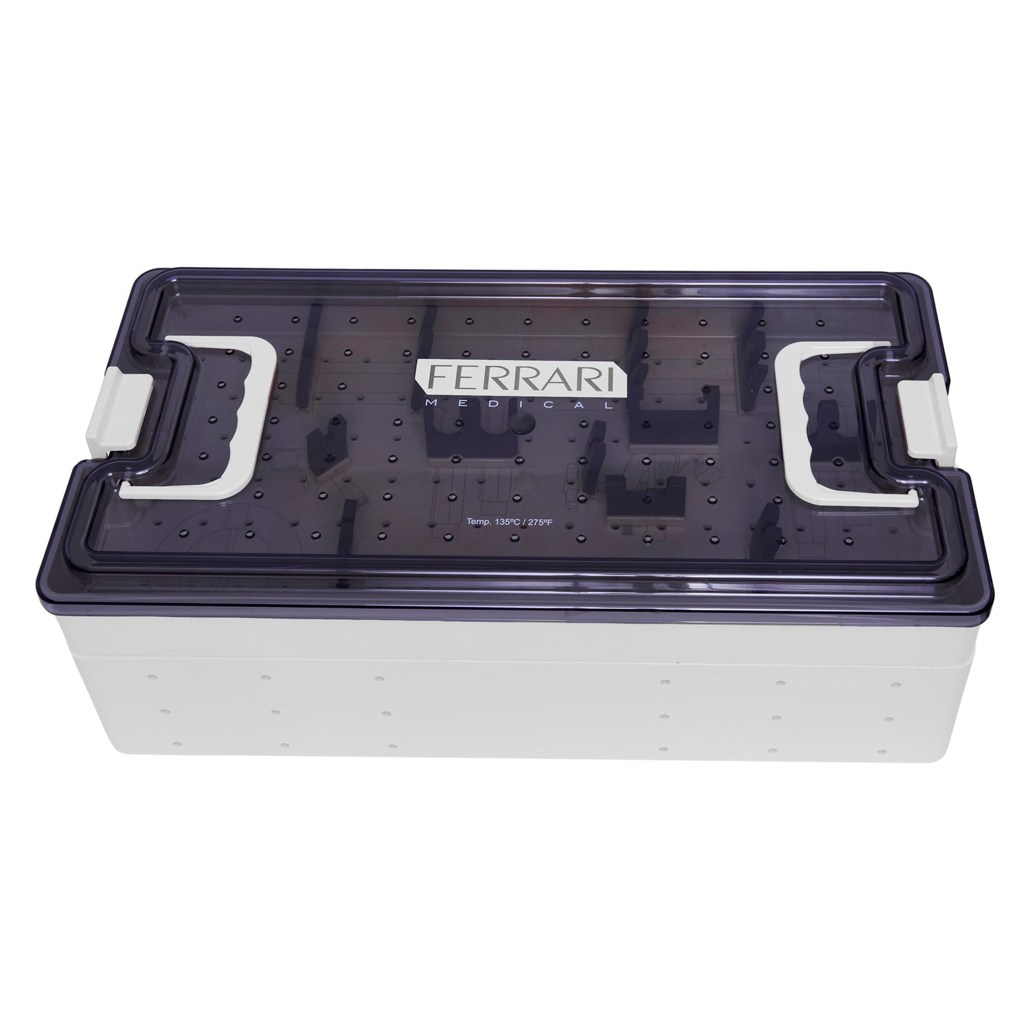 Estojo autoclavavel para esterilização de instrumentos