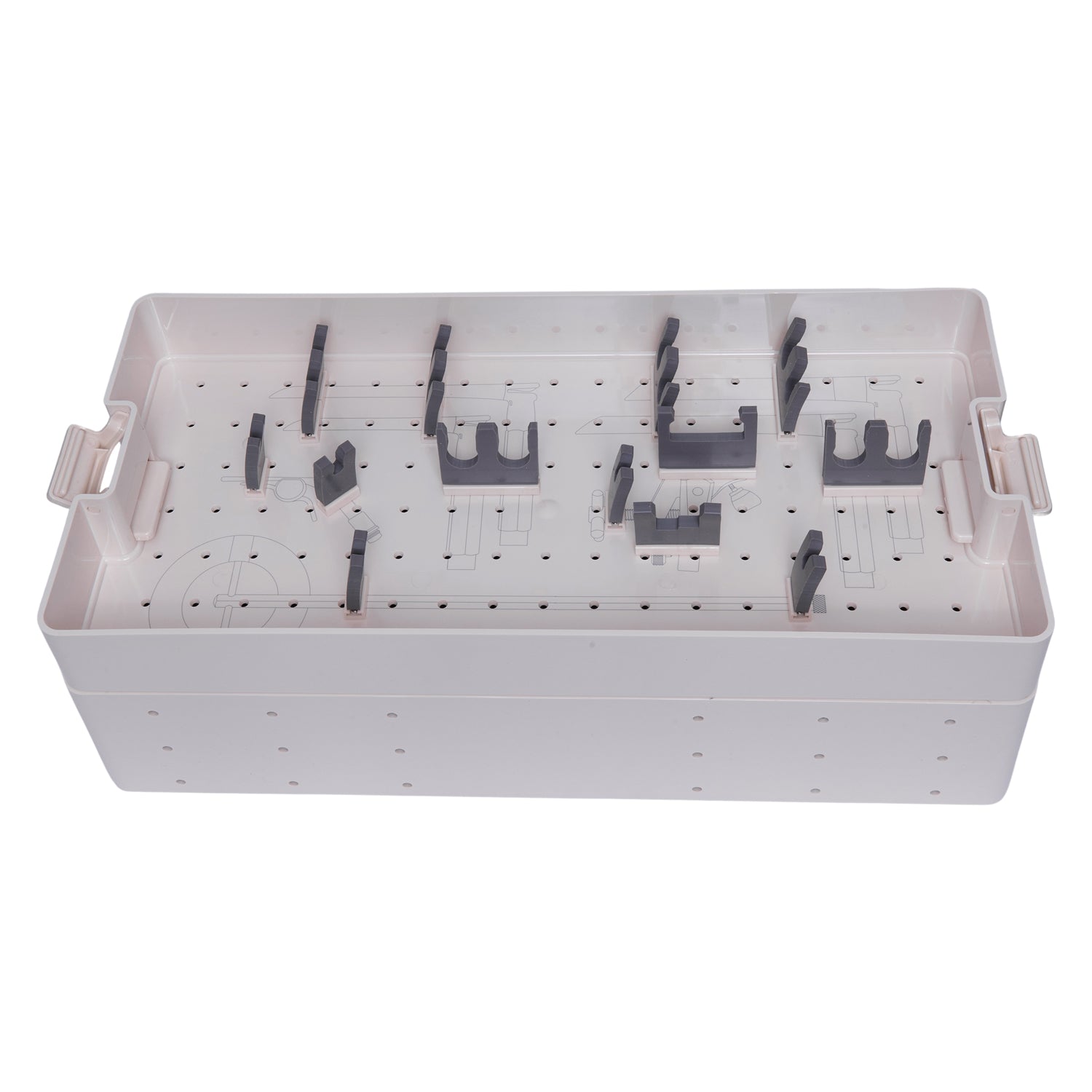 Estojo autoclavavel para esterilização de instrumentos