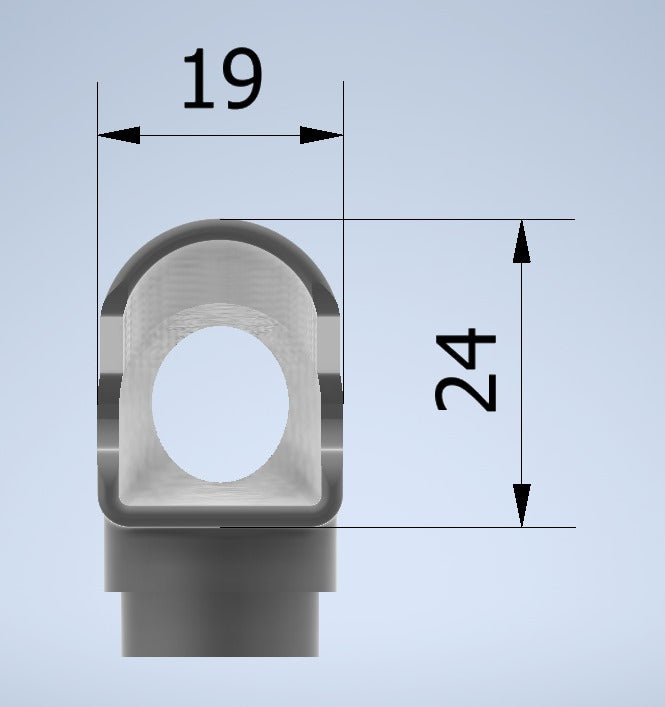 Laringoscópio modelo Ferrari (F1) estreito de 180mm