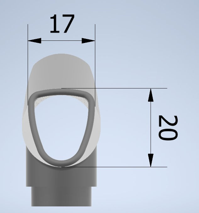 Laringoscópio Modelo Paulo Pontes (PP1) de 180mm
