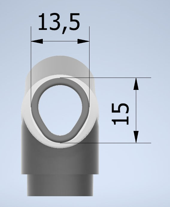 Laringoscópio Modelo Paulo Pontes (PP2) de 140mm