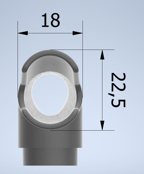 Laringoscópio Modelo Paulo Pontes (PP2) de 140mm