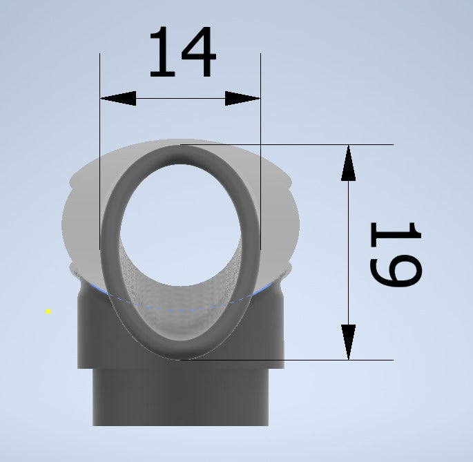 Laringoscópio de Fukuda de 170mm