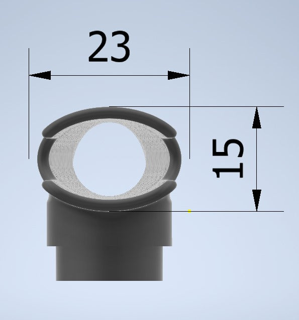 Laringoscópio de Fukuda de 170mm