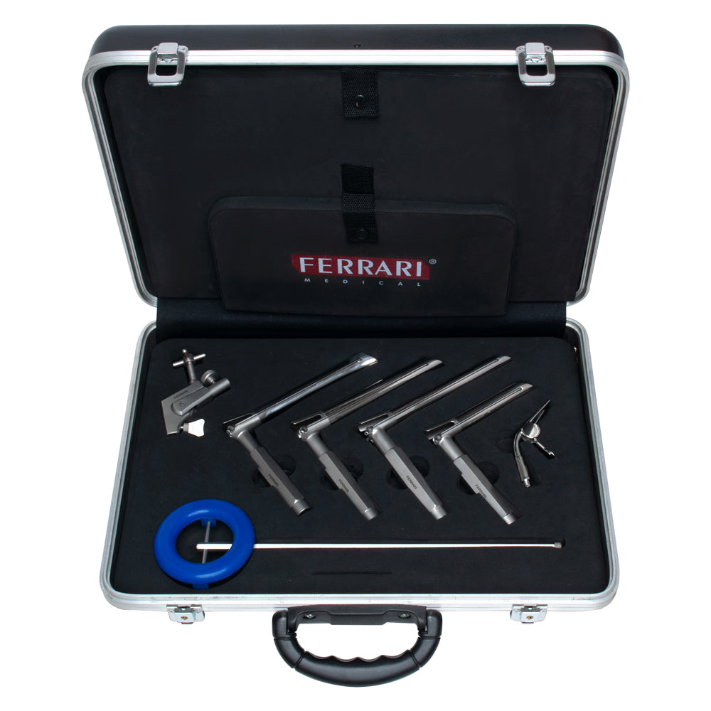 Conjunto de Laringoscopios para Microcirurgia de Laringe Modelo Ferrari com Aspiração