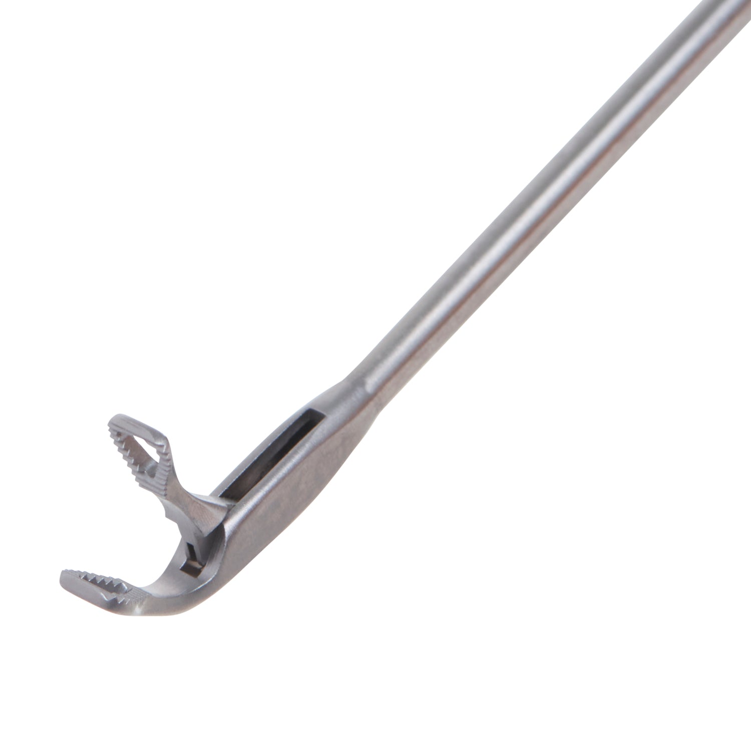 Pinça triângulo fenestrada para cima com ponta de 1,8 x 3,5mm x 250mm