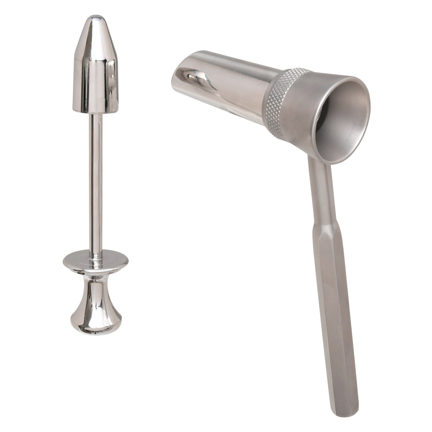 Anuscópio chanfrado cônico giratório de 25mm x 70mm