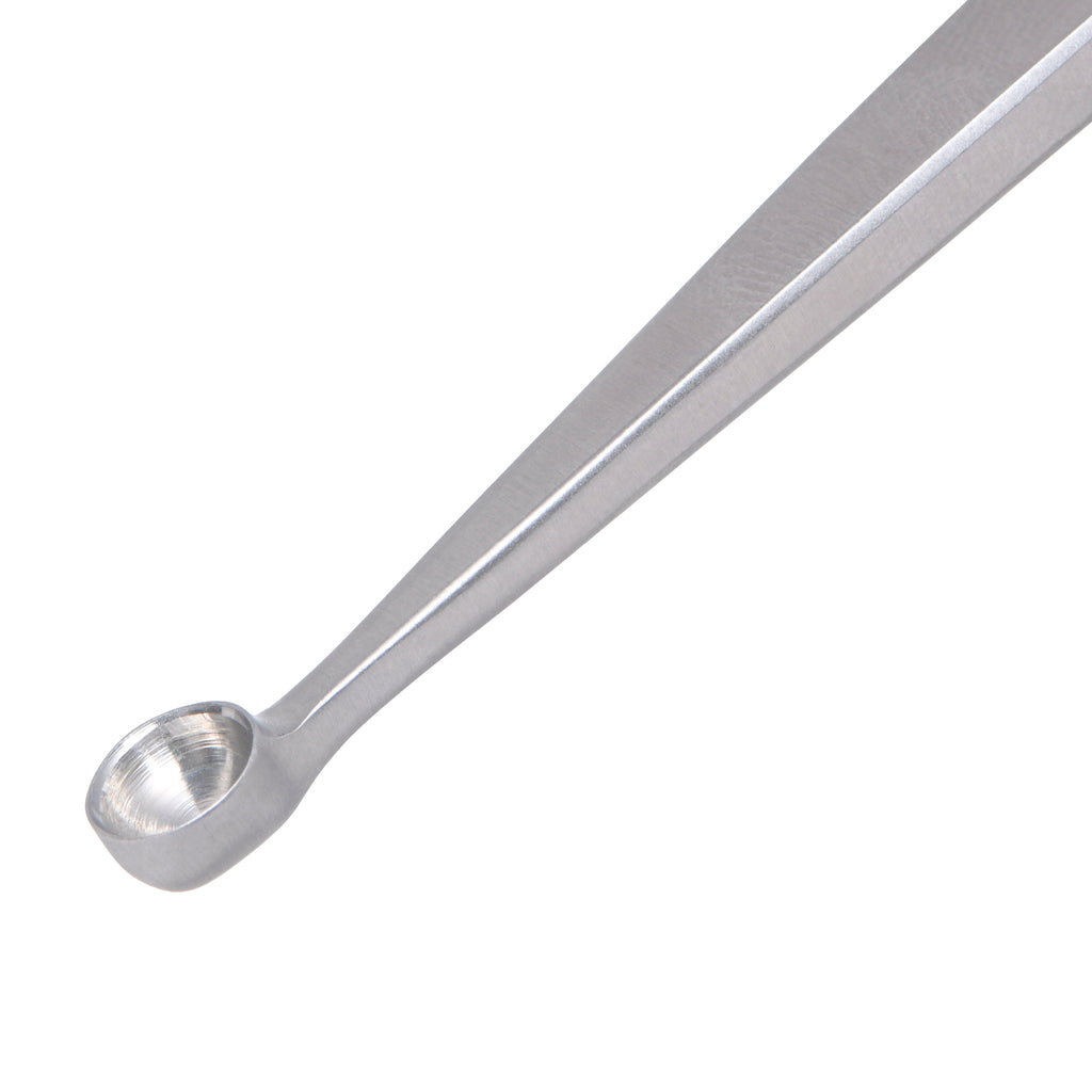 Descolador tipo cureta com duas conchas, oval e redonda de 185mm