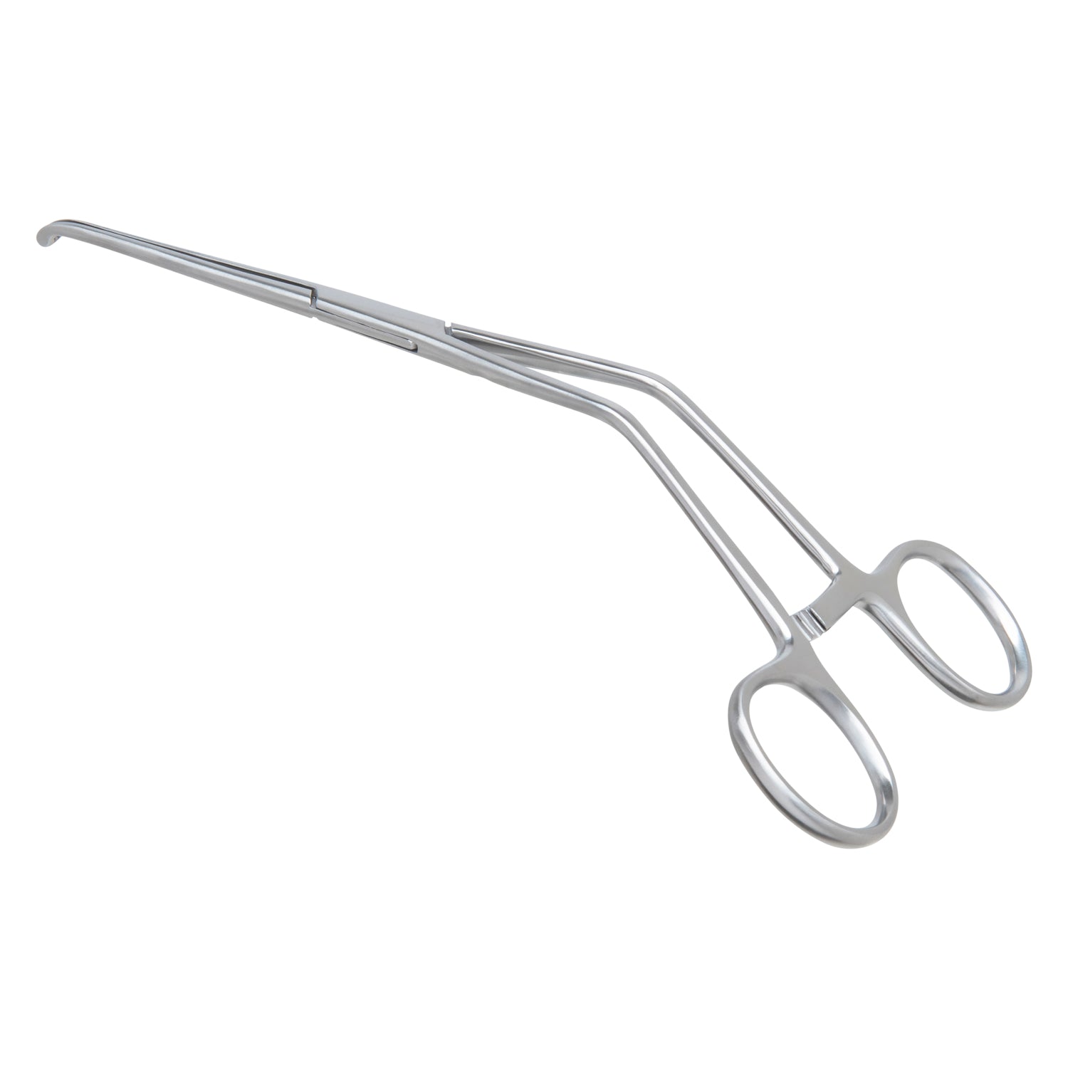 Pinça angulada com cremalheira de 5,0 x 7,0mm x 180mm