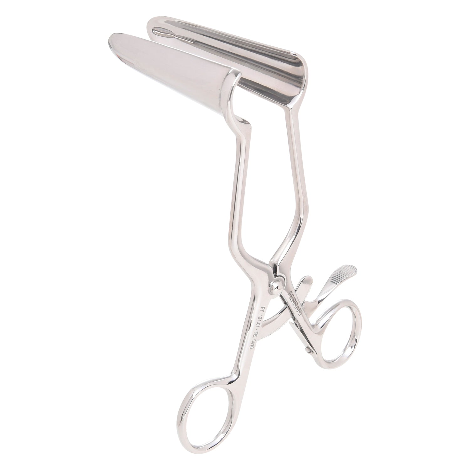 Afastador bivalve com cremalheira